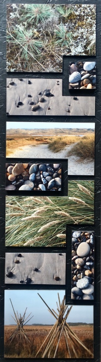 galleri mette runge fotocollager hede sand