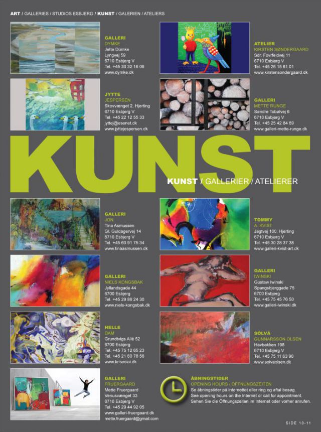 Visit Esbjerg galleri mette runge tlf. 20320664 s.10-11